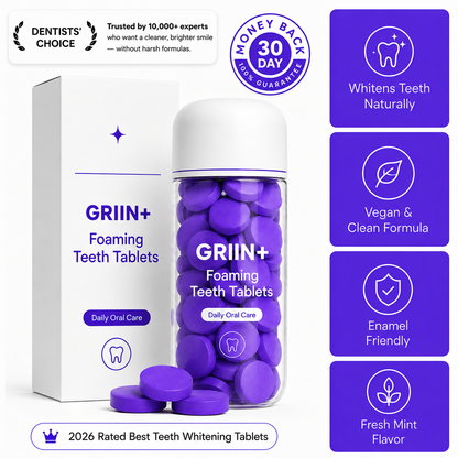 2.0 New Formula GRIIN+ Whitening Teeth Tablets